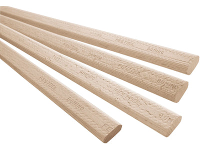 Chevilles en bois biscuit Festool Domino ; D 10x750/28 BU émoussées