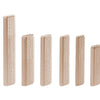Chevilles en bois biscuit Festool Domino D14x75/104 BU ; 104 unités