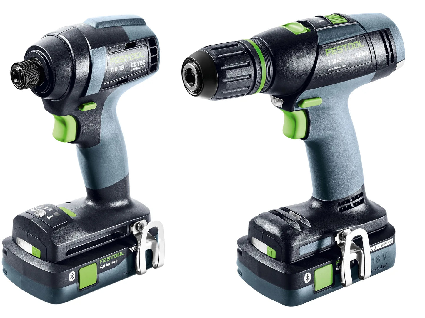 Jeu d'outils Festool TID 18 HPC 4.0 I-Set T18 ; 18 V ; 2x4,0 Ah akum accu.
