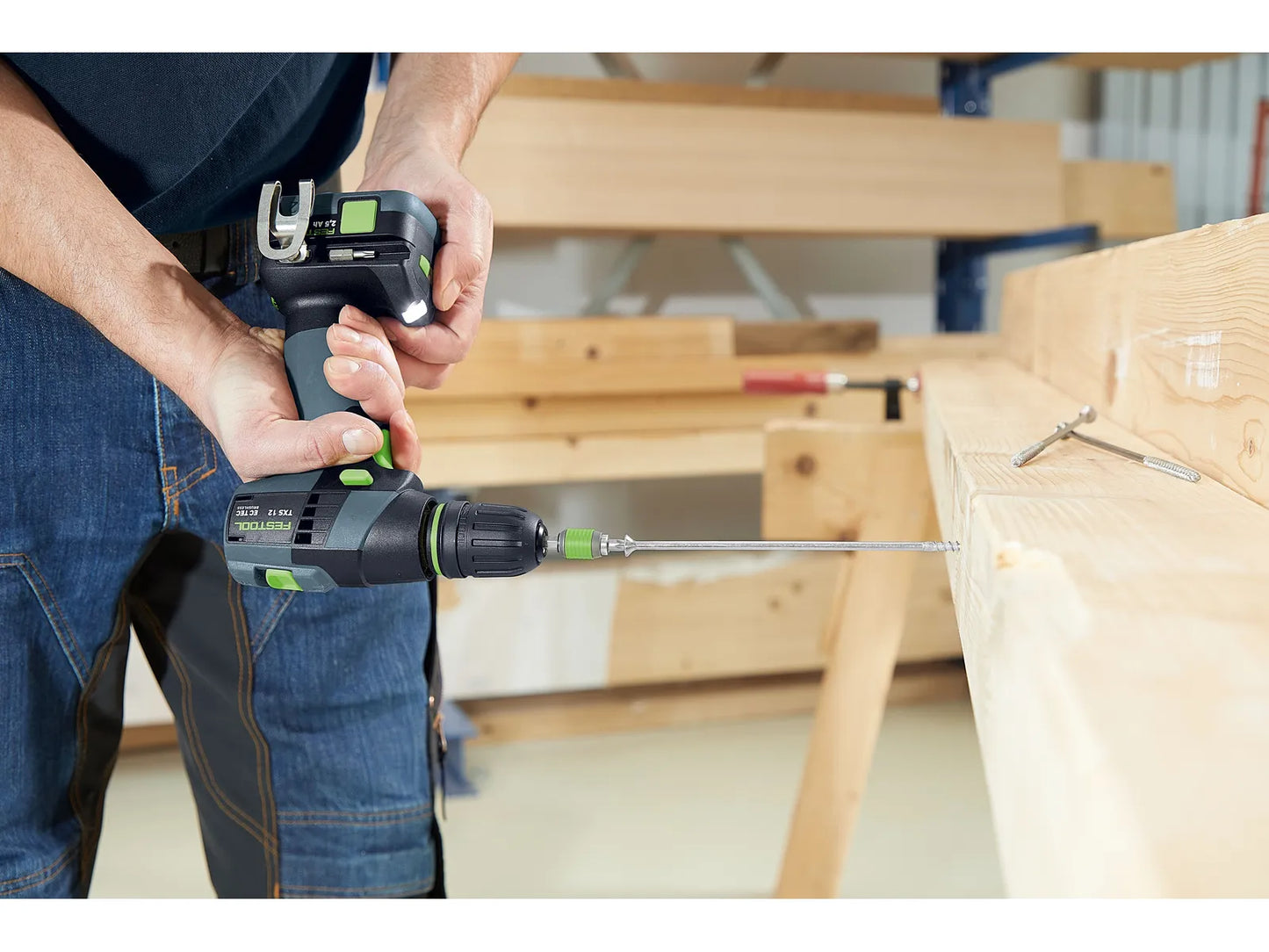 Perceuse-visseuse Festool TXS 12 2,5-Plus 10,8 V ; 2x2,5 Ah accu.