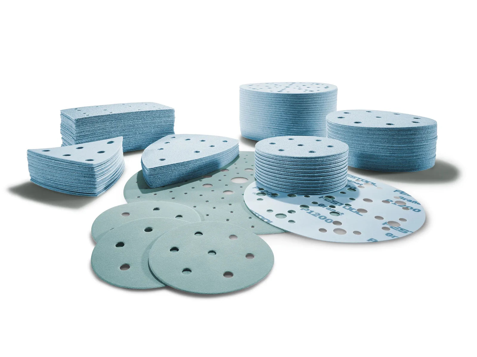 Sandpaper for random orbit sanders Festool Granat D150 P150 GR/50; 150 mm; P150; 50 units