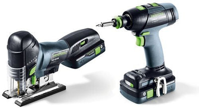 Tool set Festool T 18+3/PSC 420 HPC I-Set  18 V 2x4.0 Ah accu.
