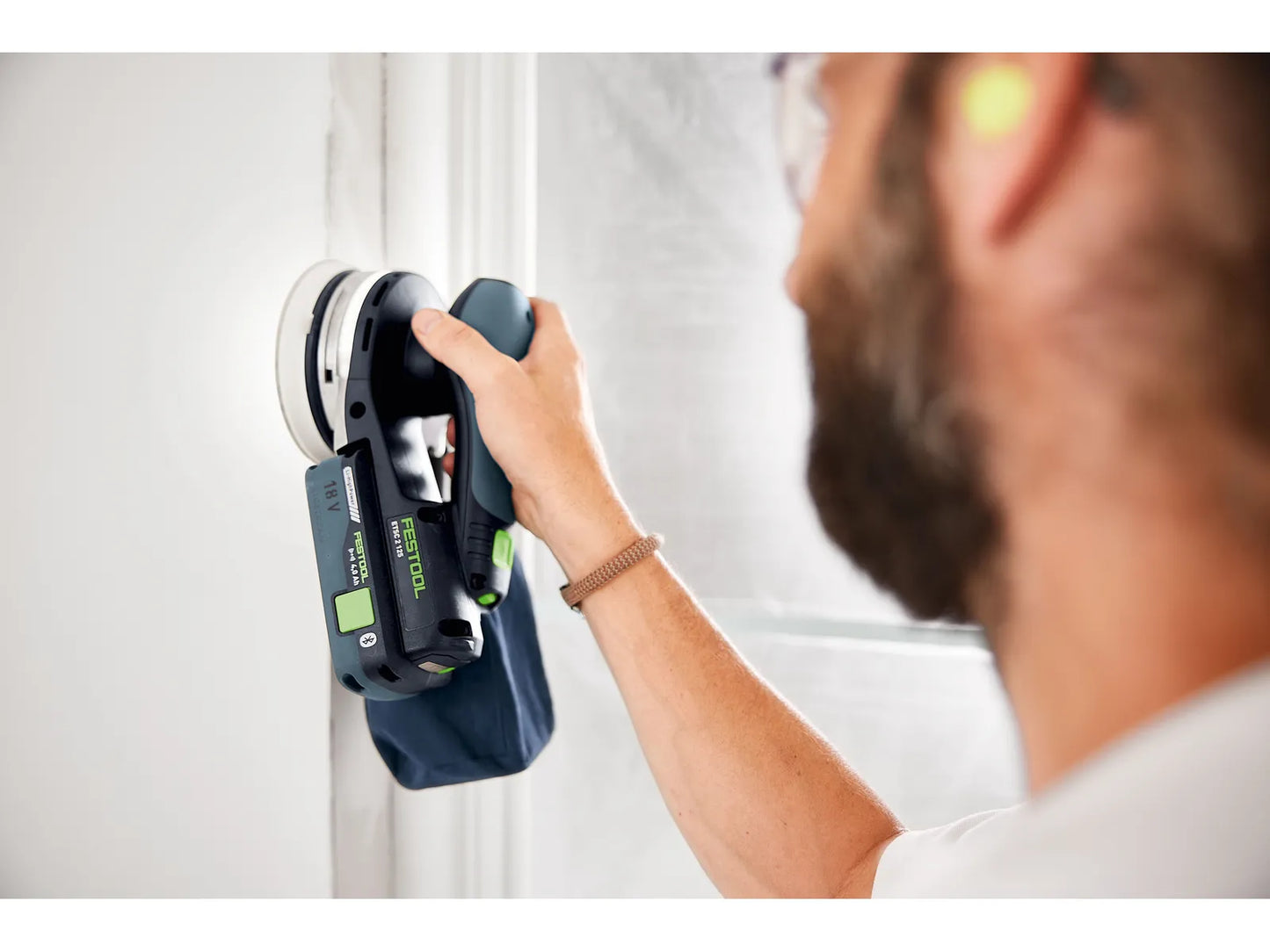 Orbital sander Festool ETSC 2 125 4.0 I-Plus; 18 V; 2x4.0 Ah accu.