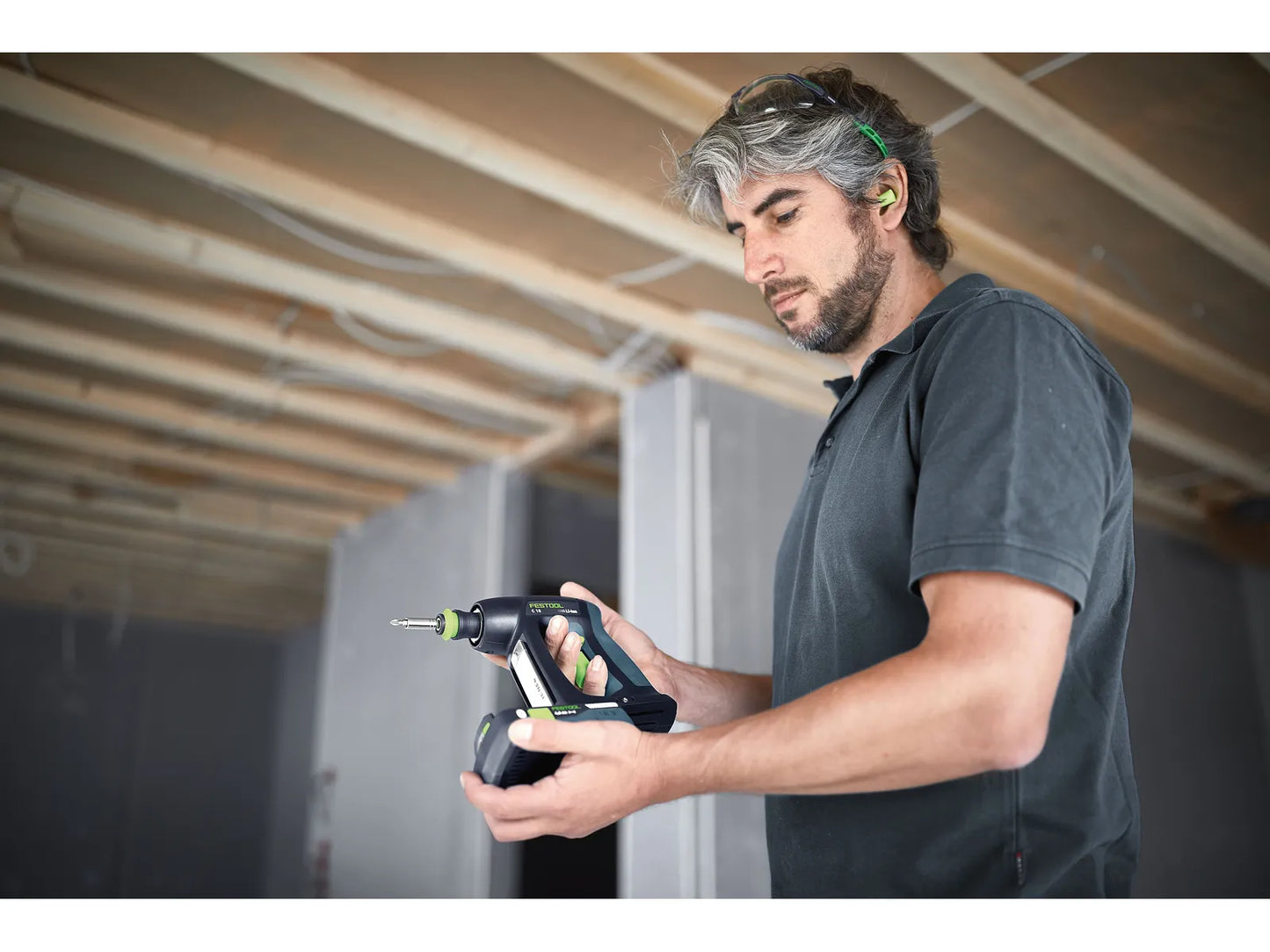 Drill driver Festool C 18 HPC 4.0 I-Plus; 18 V; 2x4.0 Ah accu.