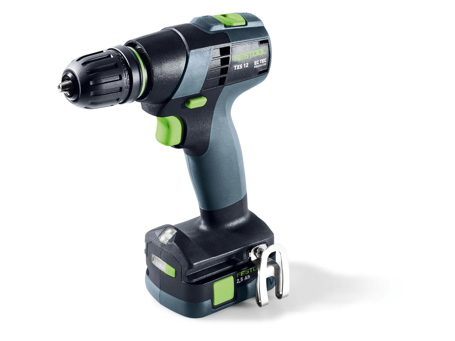 Perceuse-visseuse Festool TXS 12 2,5-Plus 10,8 V ; 2x2,5 Ah accu.
