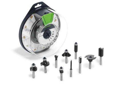 Router bit set Festool Box-OF HW S8 Mix; 10 units