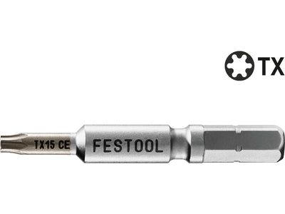 Screwdriver Bit Festool TX 15-50 CENTRO/2; TX15; 2 units