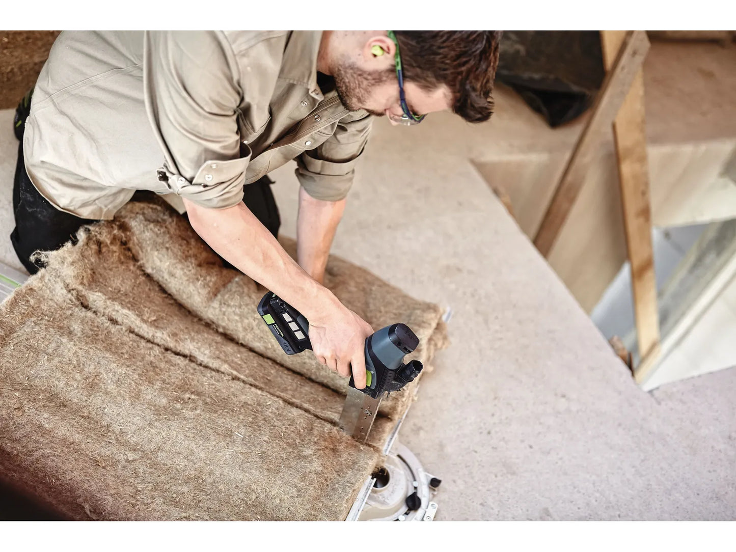 Cordless insulating-material saw Festool ISC 240