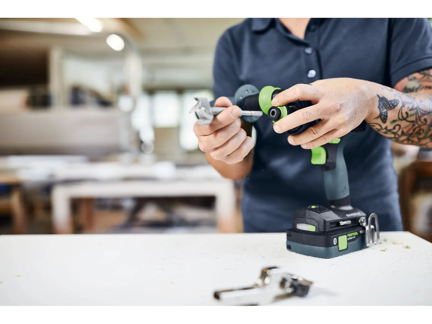 Drill driver Festool QUADRIVE TDC 18/4 5.0/4.0 I-Set;  18 V; 5.0 Ah + 4.0 Ah accu.