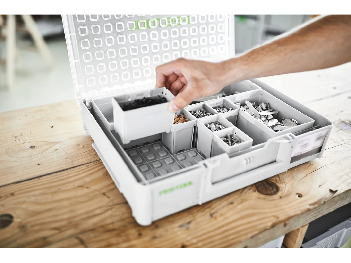 Plastic box Festool Box 100x100x68/6; 6 units