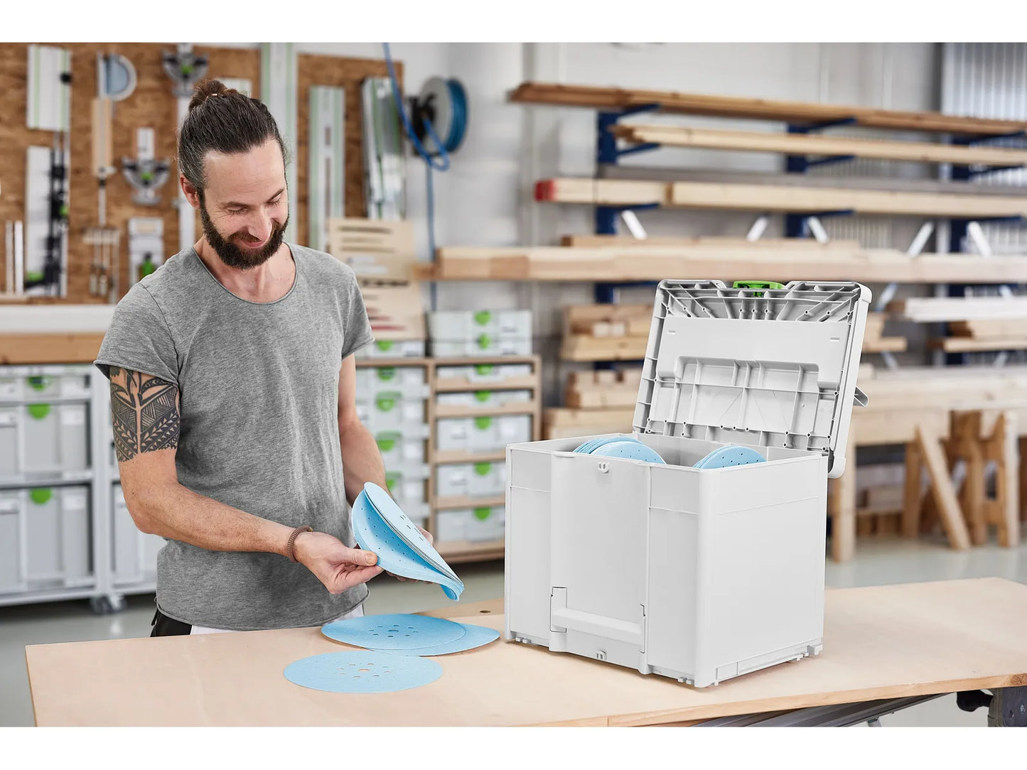 Sand paper Festool Systaineris³ Granat D225 GR SYS; 100 units