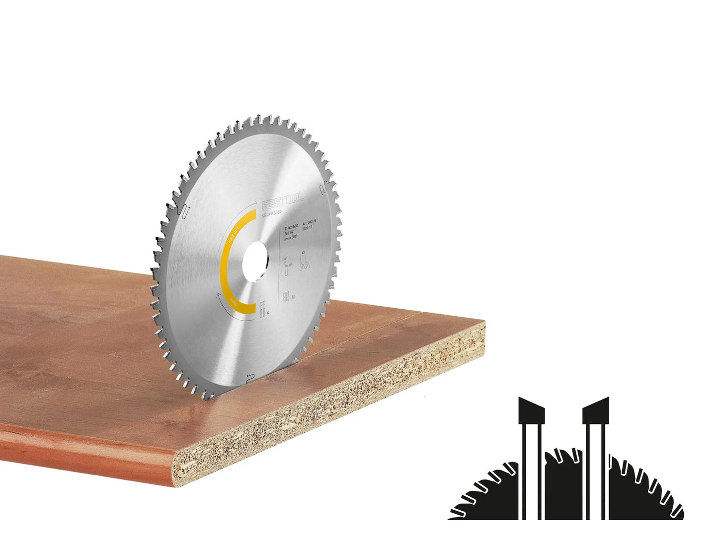 Sawing disc Festool; 216x2.3x30.0 mm; Z60; -5°