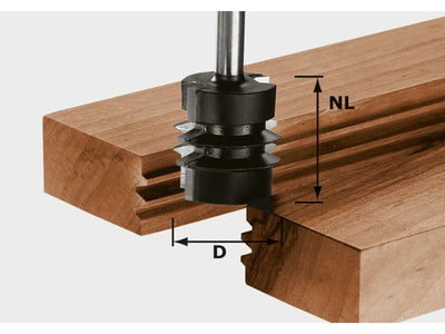 Copy profile router bit Festool 32/62 mm