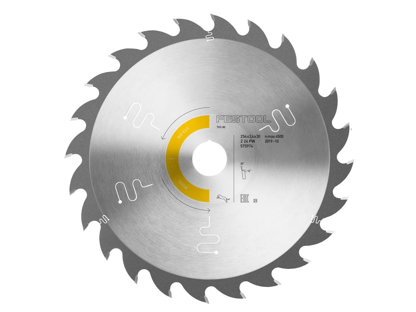 Disque à tronçonner Festool 575974 ; 254 x 30 mm ; Z24