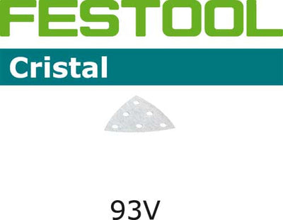 Sandpaper for delta sander Cristal 93 V P100 10 units