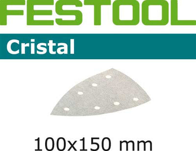 Sandpaper for delta sander Cristal 100x150 mm P40 10 units