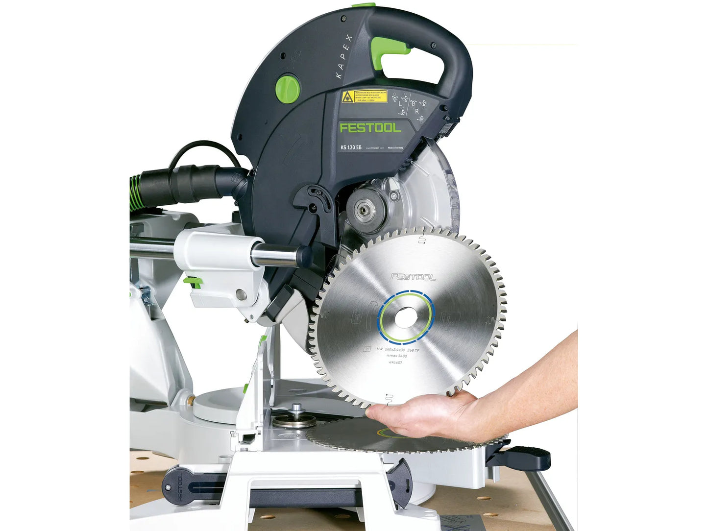 Sawing disc for aluminium Festool; 260x2.4x30.0 mm; Z68; -5°
