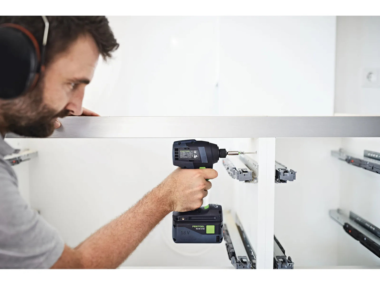 Jeu d'outils Festool TID 18 HPC 4.0 I-Set T18 ; 18 V ; 2x4,0 Ah akum accu.