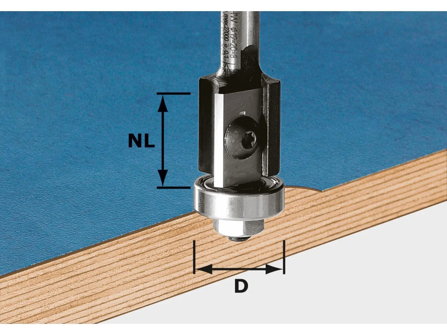 Turning plate slot cutter Festool; 20/64 mm with bearing