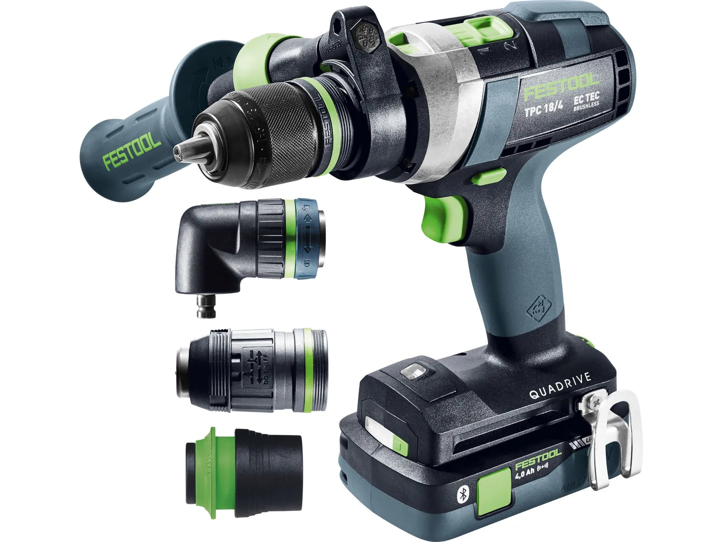 Drill driver Festool QUADRIVE TPC 18/4 Set