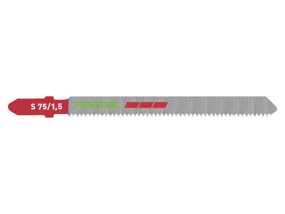 Jigsaw blade S 75/1,5/5units PLASTICS PROFILE