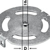 Template Guide Festool KR-D 8.5/OF1400/VS 600