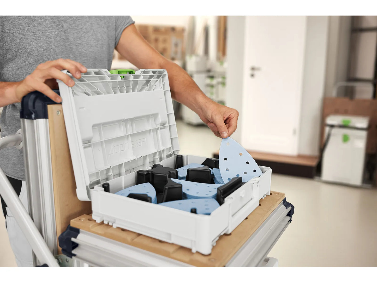 Papier de verre Festool Granat ; 100 x 150 mm ; P60/80/120/180/220 ; 100 unités