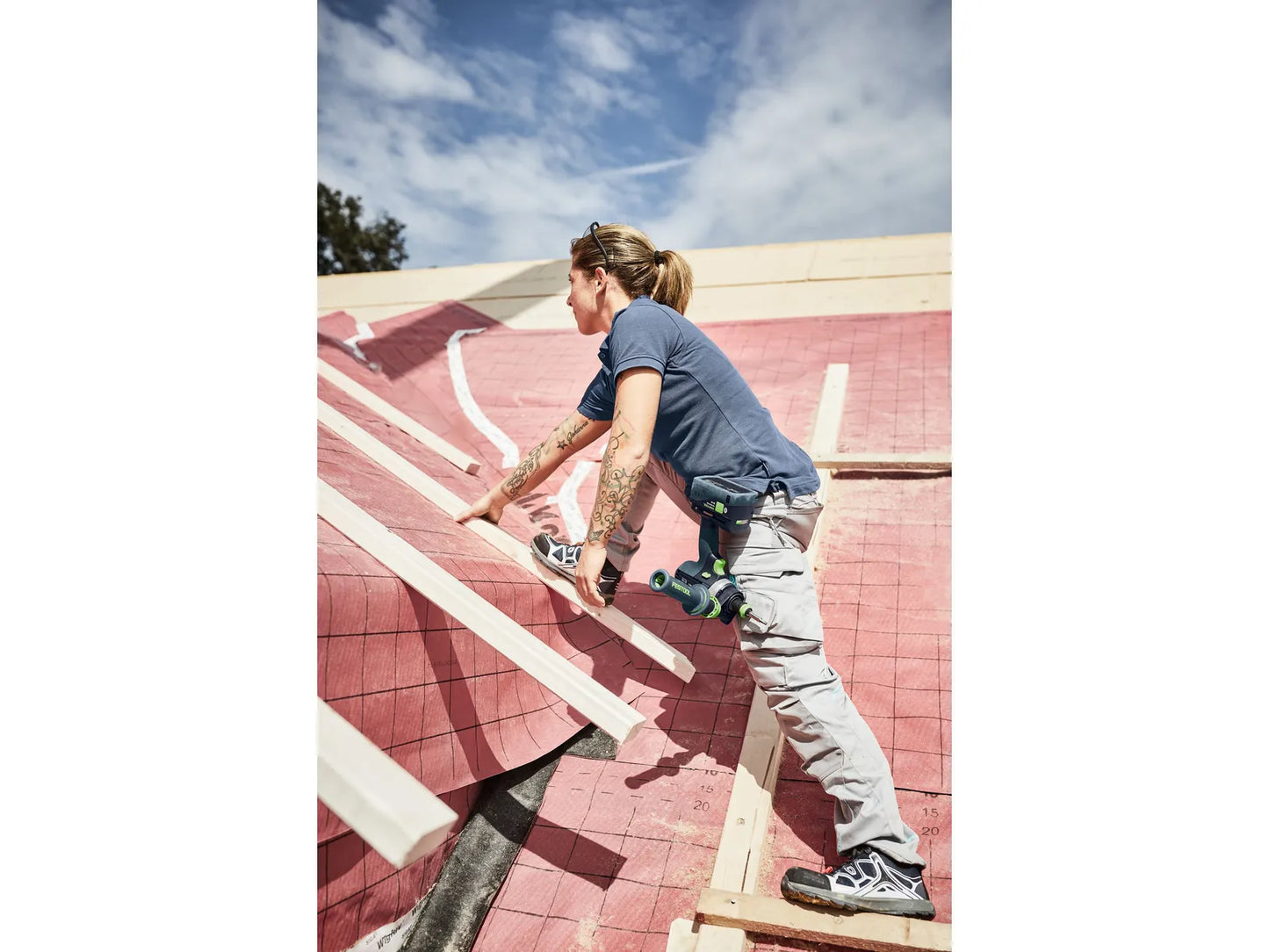 Drill driver Festool QUADRIVE TDC 18/4 5.0/4.0 I-Set;  18 V; 5.0 Ah + 4.0 Ah accu.