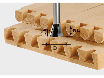 Dovetail router bit Festool 26/58 mm