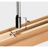 Groove cutter with base blade Festool; 12 mm; 60 mm