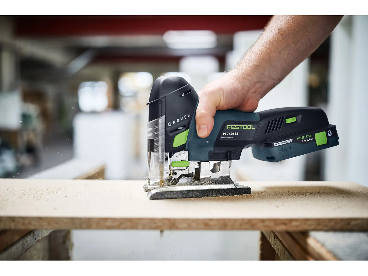 Cordless pendulum jigsaw PSC 420 CARVEX