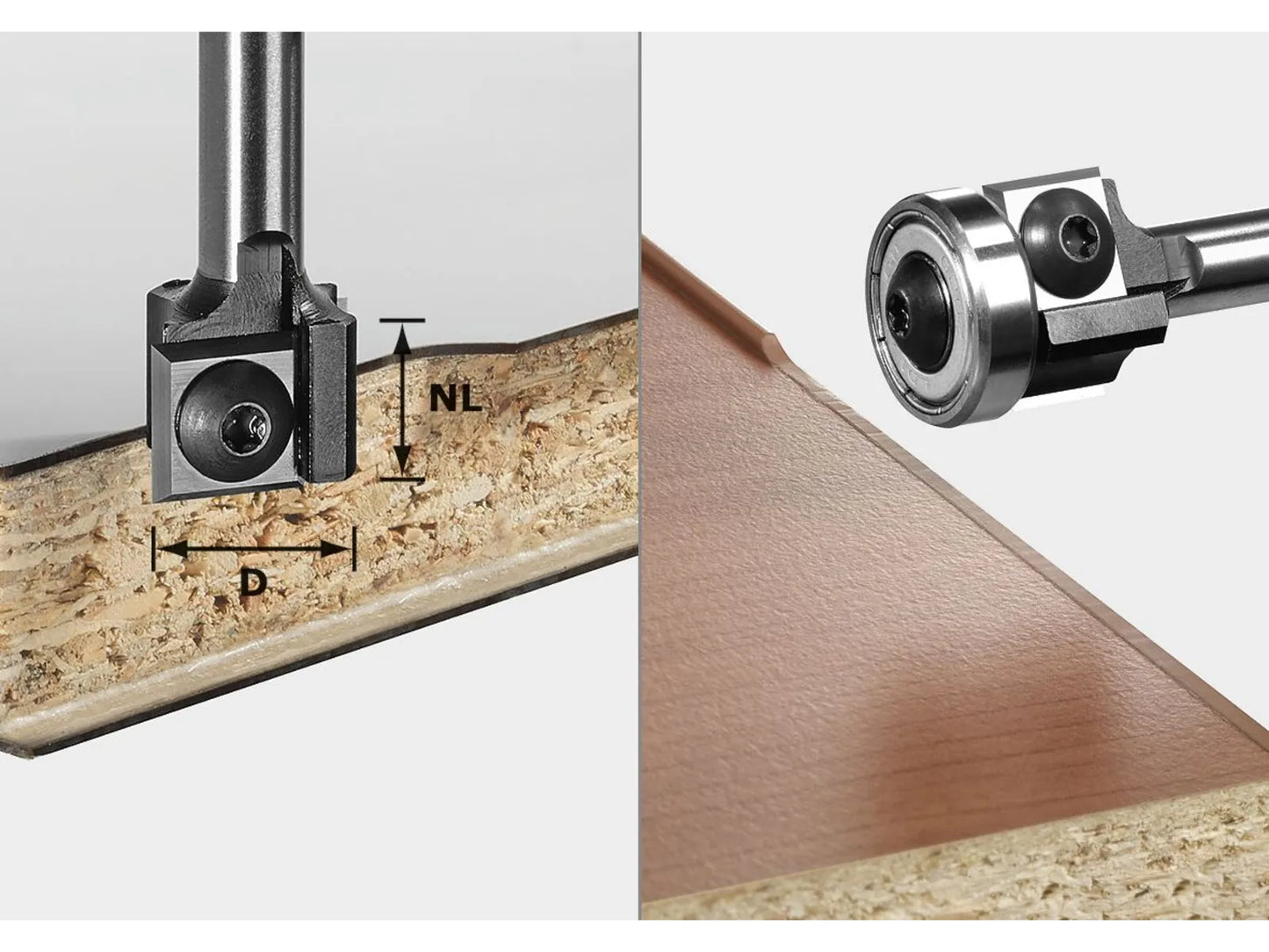 Fraise à chants Festool GW 12/52 mm avec roulement