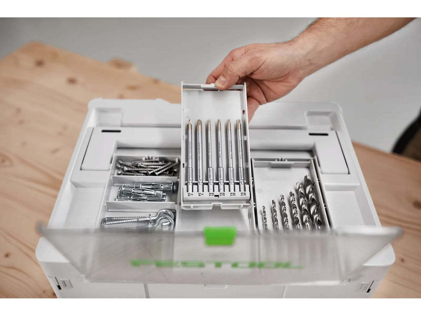 Wood drill bit set Festool BKS SYS3 D3-10 CE/W; Ø3-10 mm; 6 units