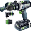 Drill driver Festool QUADRIVE TDC 18/4 5.0/4.0 I-Set;  18 V; 5.0 Ah + 4.0 Ah accu.