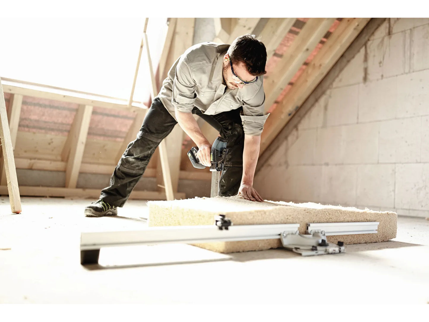Cordless insulating-material saw Festool ISC 240