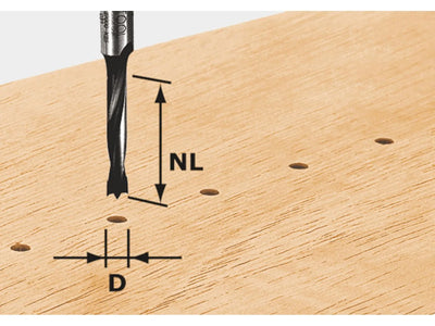 Dowel drill Festool; 10x53.5 mm