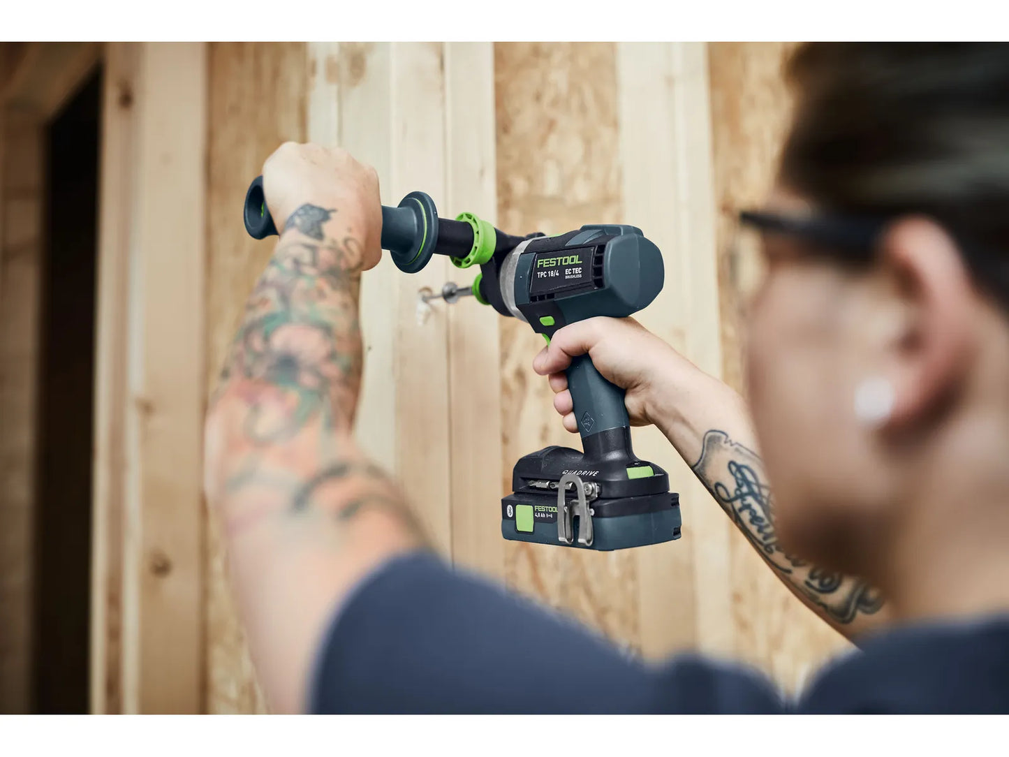 Drill driver Festool QUADRIVE TPC 18/4 Set