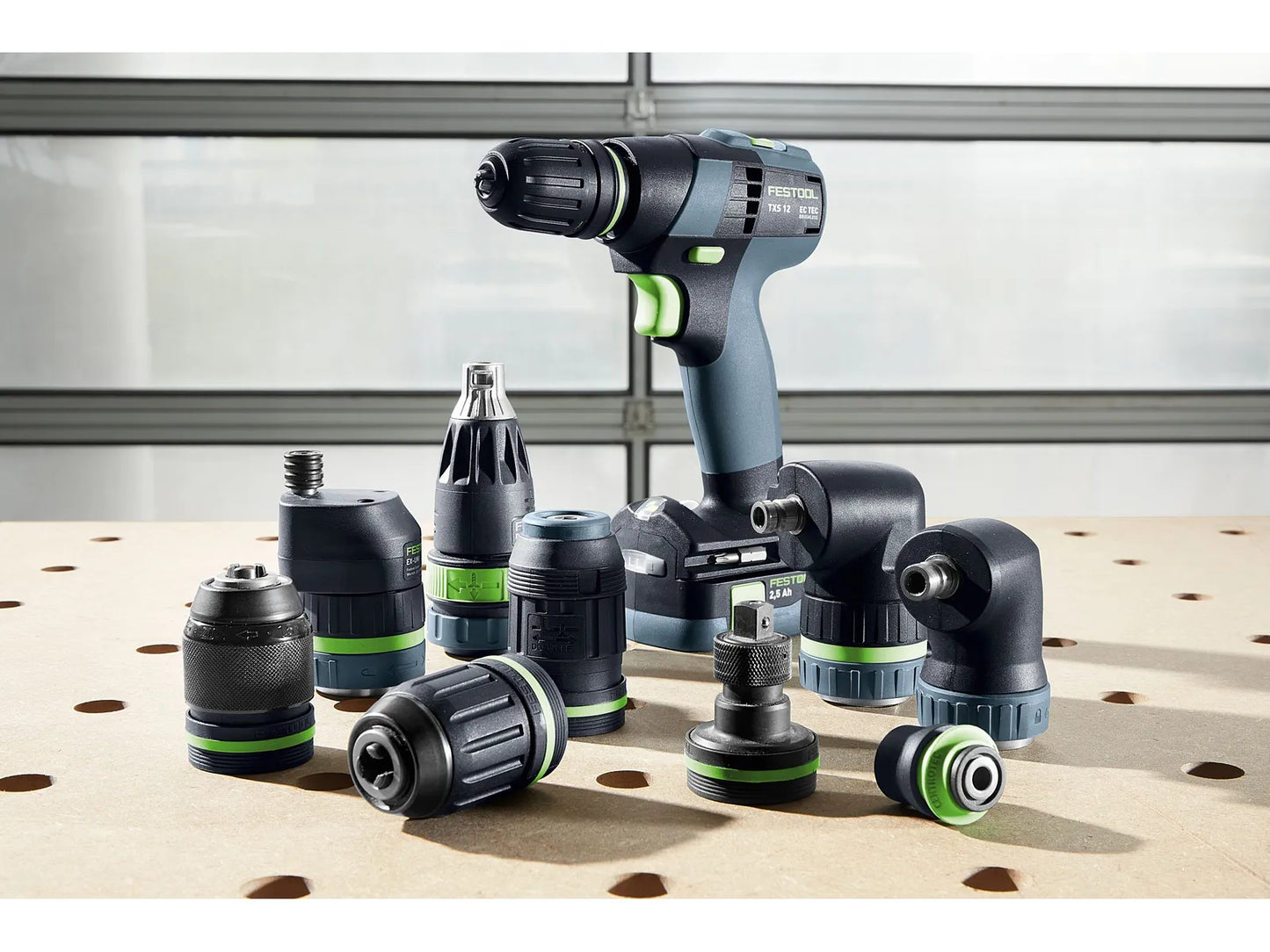 Perceuse-visseuse Festool TXS 12 2,5-Plus 10,8 V ; 2x2,5 Ah accu.