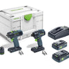 Jeu d'outils Festool TID 18 HPC 4.0 I-Set T18 ; 18 V ; 2x4,0 Ah akum accu.