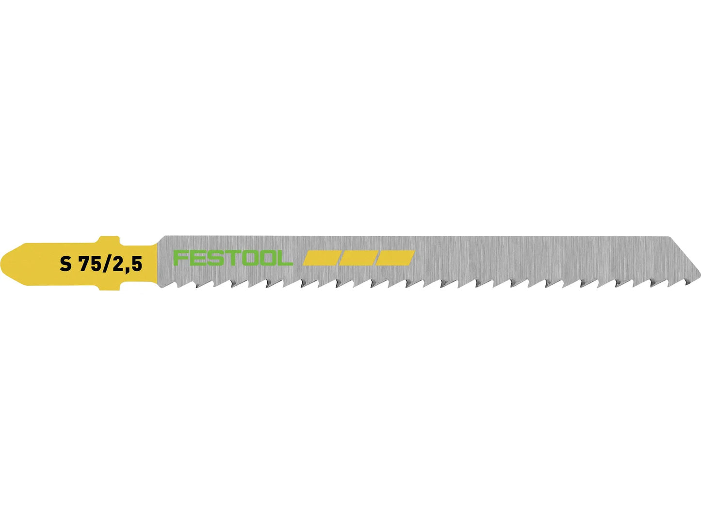 Jigsaw blade S 75/2,5/25units WOOD FINE CUT