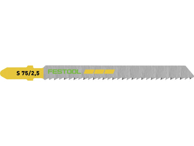 Jigsaw blade S 75/2,5/25units WOOD FINE CUT