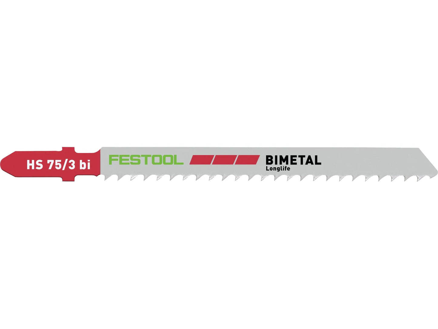 Jigsaw blade HS 75/3 BI/5units PLASTICS SOLID MATERIAL