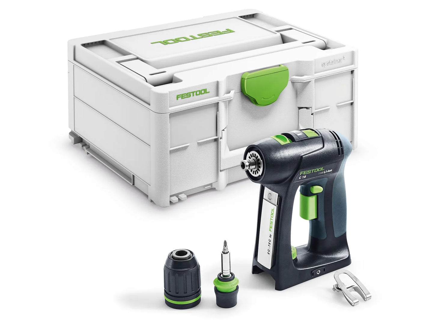 Drill driver Festool C 18 HPC 4.0 I-Plus; 18 V; 2x4.0 Ah accu.