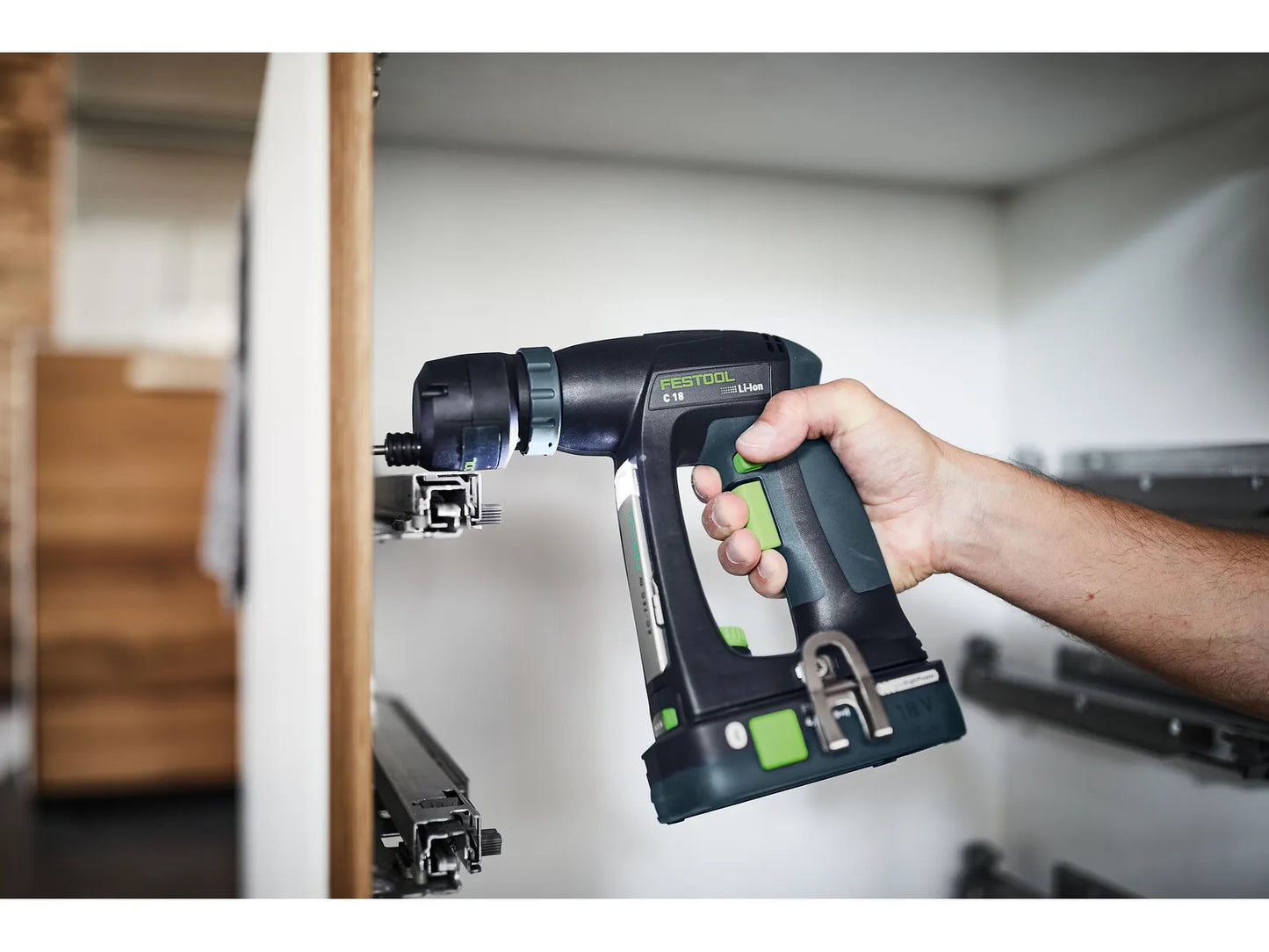 Drill driver Festool C 18 HPC 4.0 I-Plus; 18 V; 2x4.0 Ah accu.