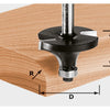 Chamfer ogee cutter with ball bearing guide for ovolo edge cutter Festool 9.5/16.5/56 mm