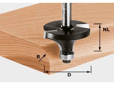Rounding over router bit Festool 25/32/82 mm