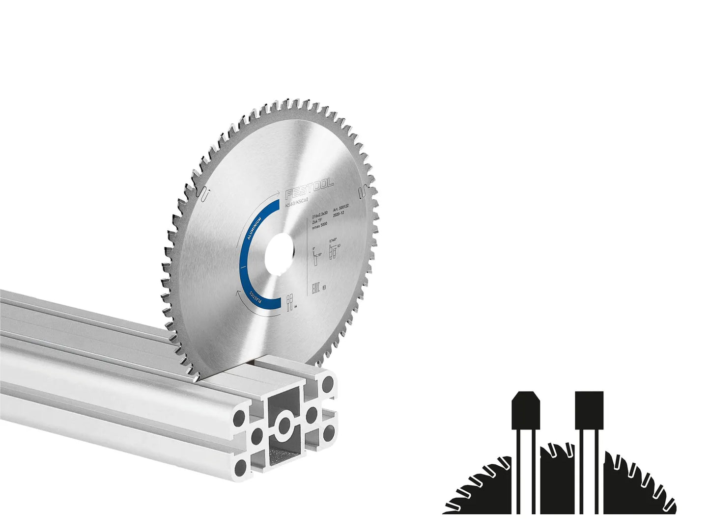 Sawing disc for metal Festool; 216x2.3x30.0 mm; Z64; 0°