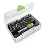 Jeu d'embouts de vissage Festool SYS3 XXS CE-MX BHS 60 ; 15 pièces + support
