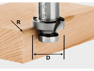 Rounding router bit Festool 5/27 mm