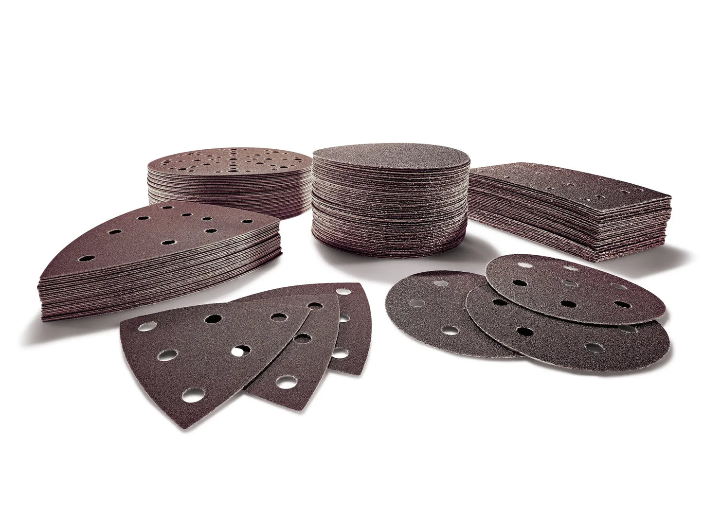 Sandpaper for delta sander Rubin2; 93 V; P80; 50 units